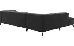 Goossens hoekbank calvin grijs micro leer - 8190321-634-01