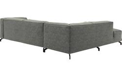 Goossens hoekbank calvin grijs micro leer - 8190321-636-01