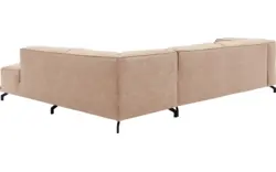 Goossens hoekbank calvin beige micro leer - 8190321-637-01-gespiegeld