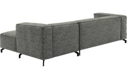Goossens loungebank calvin grijs micro leer - 8190322-636-02