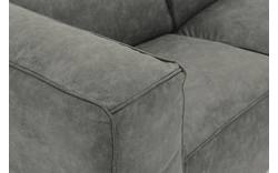 Goossens loungebank calvin grijs micro leer - 8190322-636-02