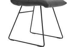 Goossens excellent eetkamerstoel nica grijs leer - 8190371-02