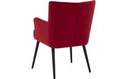 Goossens eetkamerstoel rob rood stof - 8190382-02