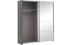 Goossens basic kledingkast miami grijs hoogwaardig meubelplaat - 8190584-02