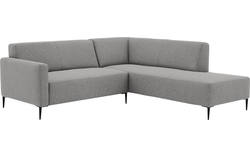 Goossens hoekbank key west grijs stof - 8190586-361-01
