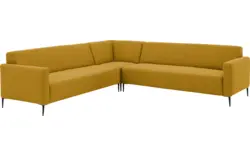 Goossens hoekbank key west geel stof - 8190591-372-01