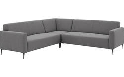 Goossens hoekbank key west grijs stof - 8190592-367-01