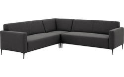 Goossens hoekbank key west grijs stof - 8190592-368-02