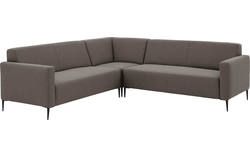Goossens hoekbank key west bruin stof - 8190592-370-02