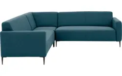 Goossens hoekbank key west blauw stof - 8190592-56-01