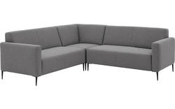 Goossens hoekbank key west grijs stof - 8190593-367-01