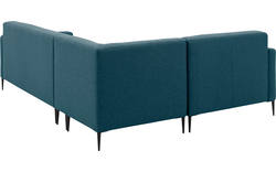 Goossens hoekbank key west blauw stof - 8190593-56-01