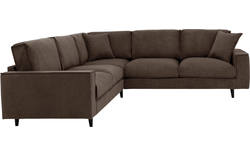 Goossens hoekbank jonas grijs stof - 8190594-1458-01-gespiegeld