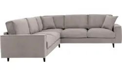 Goossens hoekbank jonas beige stof - 8190594-1459-01-gespiegeld