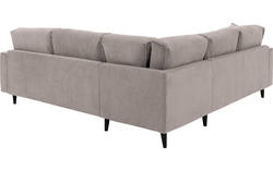Goossens hoekbank jonas beige stof - 8190594-1459-01-gespiegeld