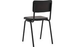 Goossens eetkamerstoel chaplin grijs leer - 8190677-03