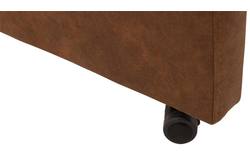Goossens eetkamerstoel alex bruin microvezel - 8190699-02