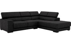 Goossens hoekbank nora grijs stof - 8190707-204-01