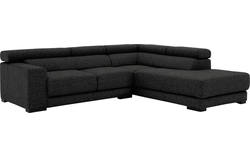 Goossens hoekbank nora grijs stof - 8190707-205-01