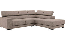 Goossens hoekbank nora beige stof - 8190707-209-01