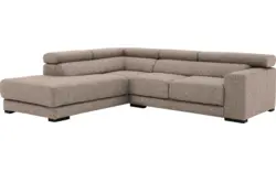 Goossens hoekbank nora beige stof - 8190707-209-01-gespiegeld