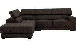 Goossens hoekbank nora bruin stof - 8190707-213-01-gespiegeld