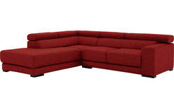 Goossens hoekbank nora rood stof - 8190707-216-01-gespiegeld