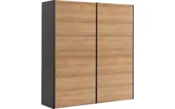 Goossens kledingkast easy storage sdk zwart hoogwaardig meubelplaat - 8190718-10