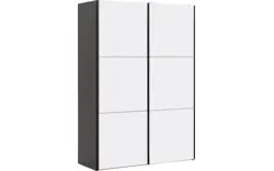 Goossens kledingkast easy storage sdk zwart hoogwaardig meubelplaat - 8190729-08