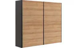 Goossens kledingkast easy storage sdk zwart hoogwaardig meubelplaat - 8190737-09