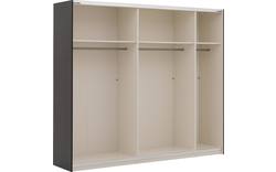 Goossens kledingkast easy storage sdk zwart hoogwaardig meubelplaat - 8190756-02