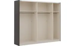 Goossens kledingkast easy storage sdk zwart hoogwaardig meubelplaat - 8190756-02