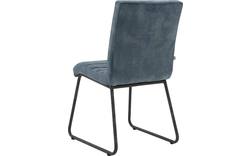 Goossens eetkamerstoel dax blauw stof - 8191159-02