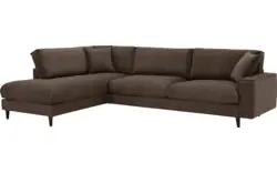 Goossens hoekbank jonas grijs stof - 8191185-1458-01-gespiegeld