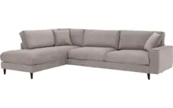 Goossens hoekbank jonas beige stof - 8191185-1459-01-gespiegeld