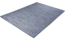 Goossens basic vloerkleed tealo blauw katoen - 8194387-01