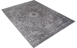 Goossens basic vloerkleed canto zwart katoen - 8194424-01