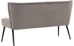 Goossens eetkamerbank rob grijs stof - 8195349-02
