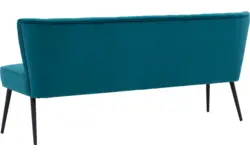 Goossens eetkamerbank rob blauw stof - 8195354-02