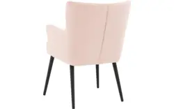 Goossens eetkamerstoel rob roze stof - 8195381-01
