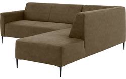 Goossens hoekbank key west groen micro leer - 8195954-393-01