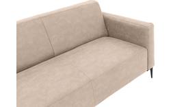 Goossens zitbank key west beige micro leer - 8195956-403-01
