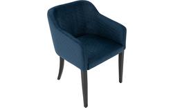 Goossens eetkamerstoel peda blauw stof - 8195972-02