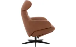 Goossens excellent relaxstoel avec bruin leer - 8196116-02