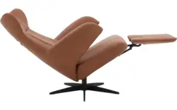 Goossens excellent relaxstoel avec bruin leer - 8196116-02