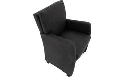 Goossens eetkamerstoel leen grijs microvezel - 8196145-02