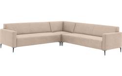 Goossens hoekbank key west beige micro leer - 8196254-403-02