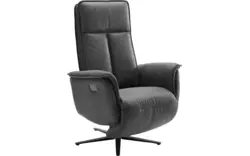 Goossens relaxstoel odyssey grijs micro leer - 8196279-09