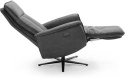 Goossens relaxstoel odyssey grijs micro leer - 8196279-09