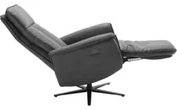 Goossens relaxstoel odyssey grijs micro leer - 8196279-09